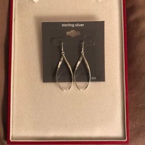 Sterling silver drop earrings